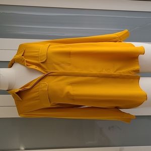 Marigold Yellow Camp Shirt Blouse